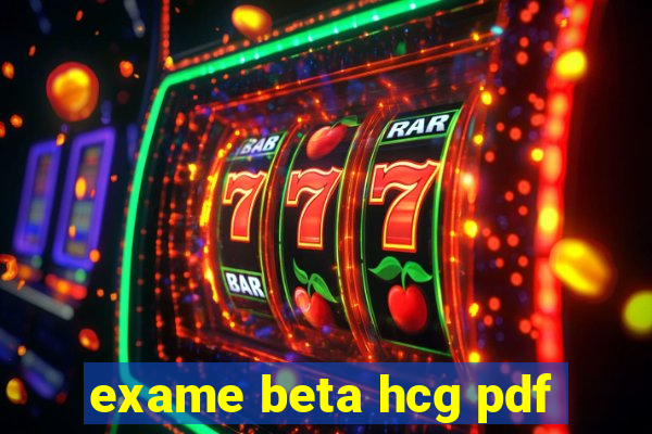 exame beta hcg pdf