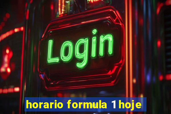 horario formula 1 hoje