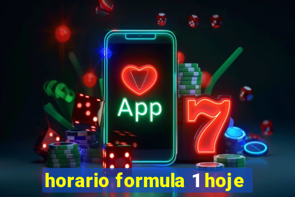 horario formula 1 hoje