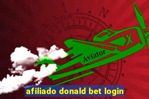 afiliado donald bet login