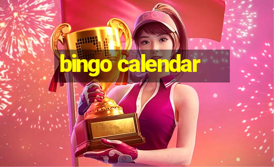 bingo calendar