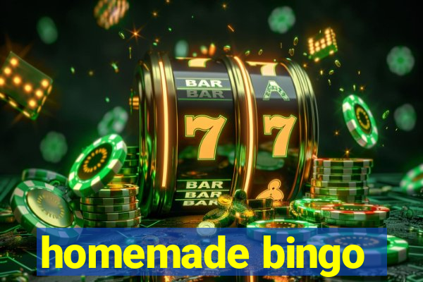 homemade bingo