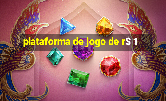 plataforma de jogo de r$ 1