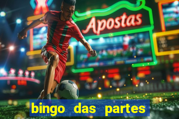 bingo das partes do corpo