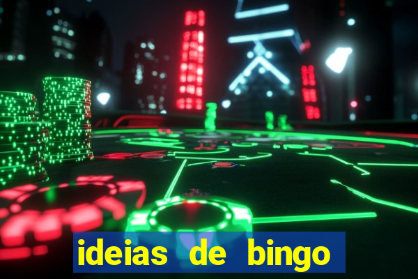 ideias de bingo para o natal