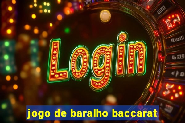 jogo de baralho baccarat