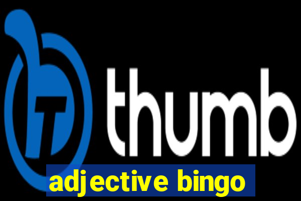 adjective bingo