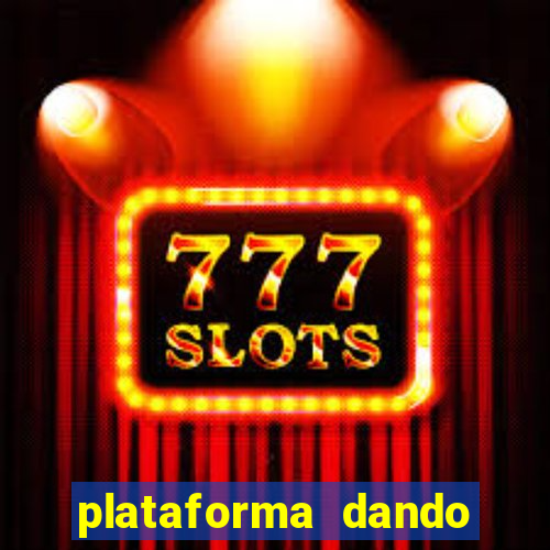 plataforma dando bonus no cadastro