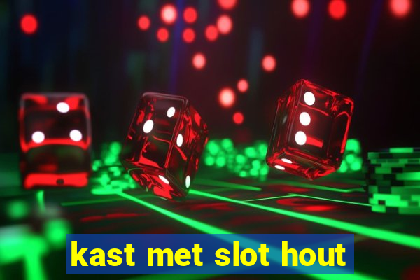 kast met slot hout