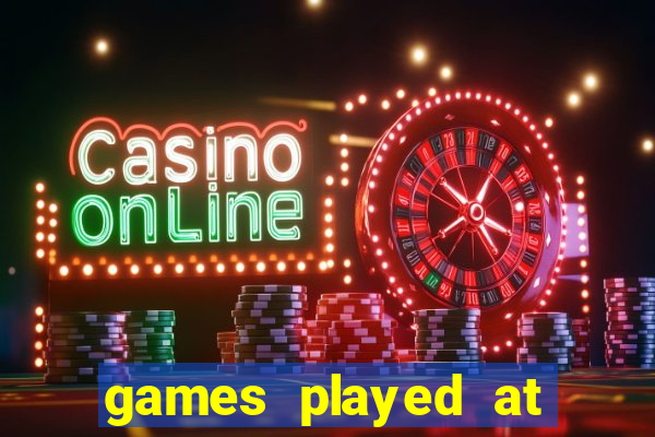 games played at the casino