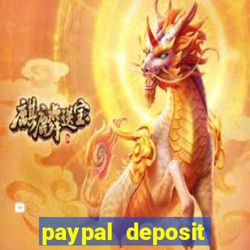 paypal deposit online casino