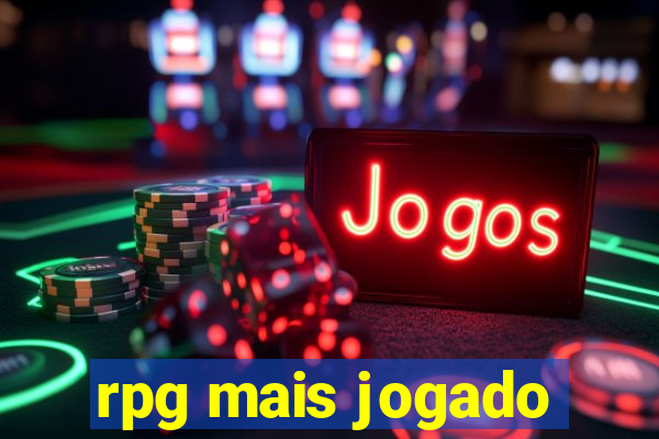 rpg mais jogado