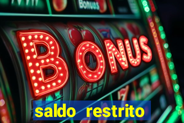 saldo restrito sporting bet