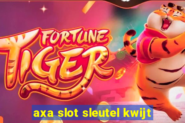 axa slot sleutel kwijt