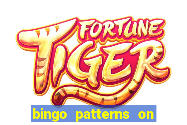 bingo patterns on slot machines