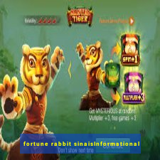 fortune rabbit sinaisInformational