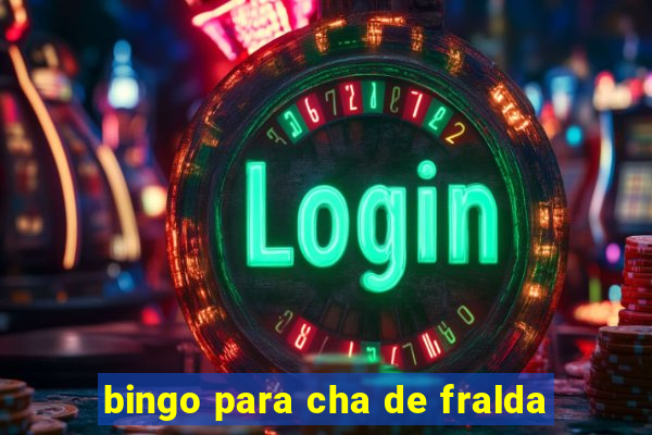 bingo para cha de fralda