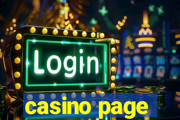 casino page