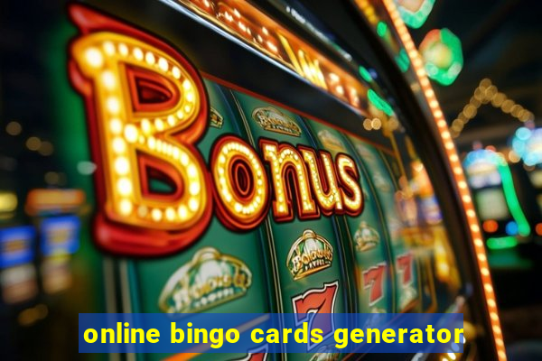 online bingo cards generator