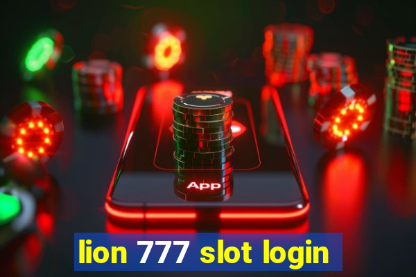 lion 777 slot login