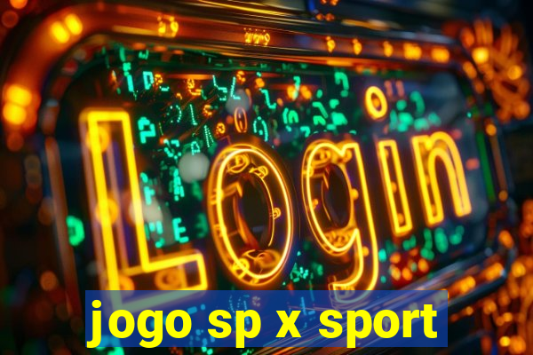 jogo sp x sport