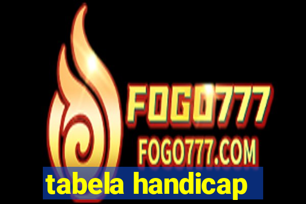 tabela handicap