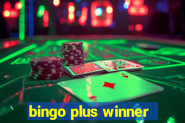 bingo plus winner