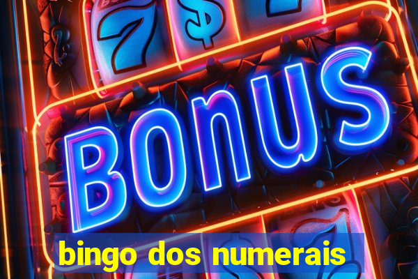 bingo dos numerais