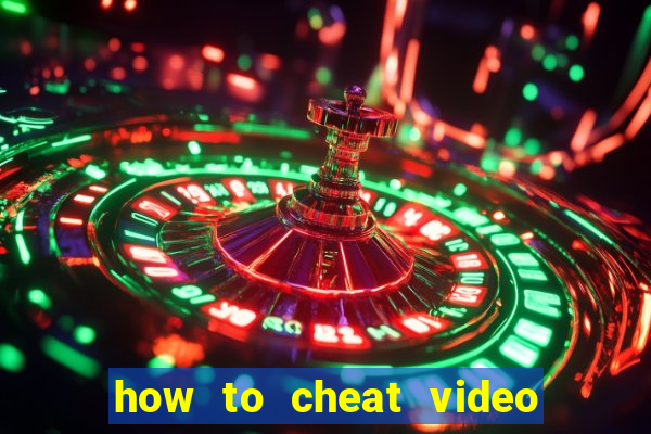 how to cheat video slot machines