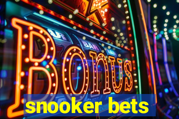 snooker bets