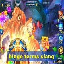 bingo terms slang