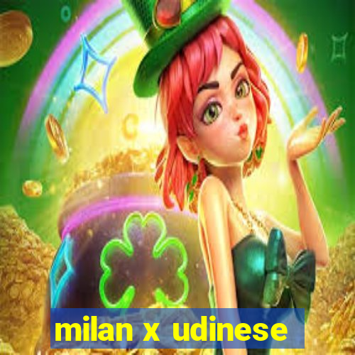 milan x udinese