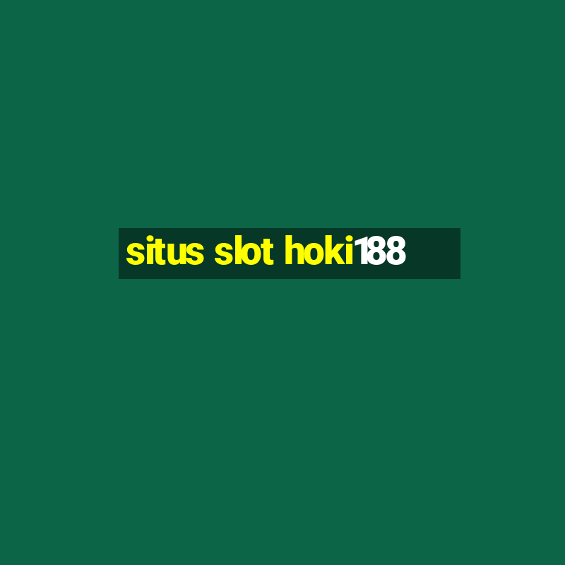 situs slot hoki188