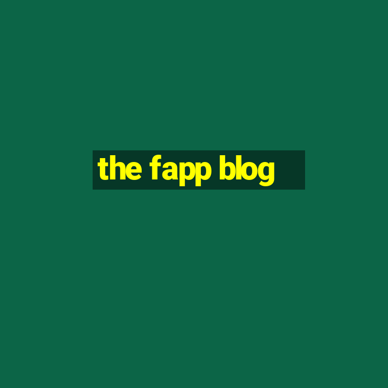 the fapp blog