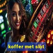 koffer met slot