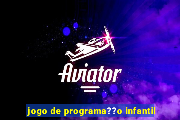 jogo de programa??o infantil