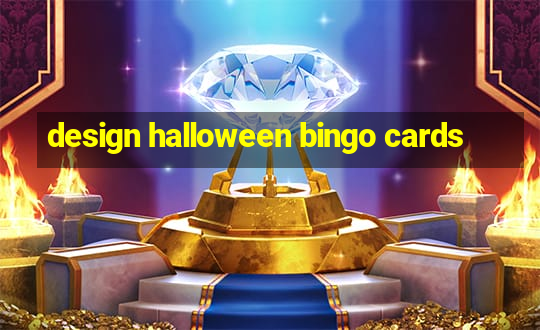 design halloween bingo cards