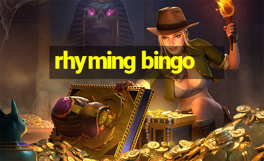 rhyming bingo