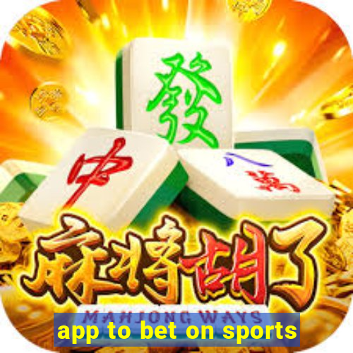 app to bet on sports