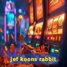 jef koons rabbit