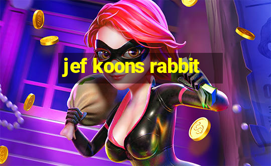 jef koons rabbit