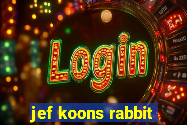 jef koons rabbit