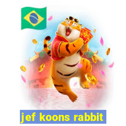 jef koons rabbit