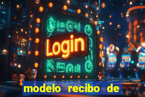 modelo recibo de pagamento autonomo