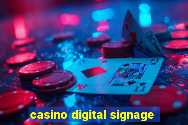 casino digital signage