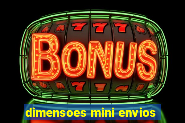 dimensoes mini envios