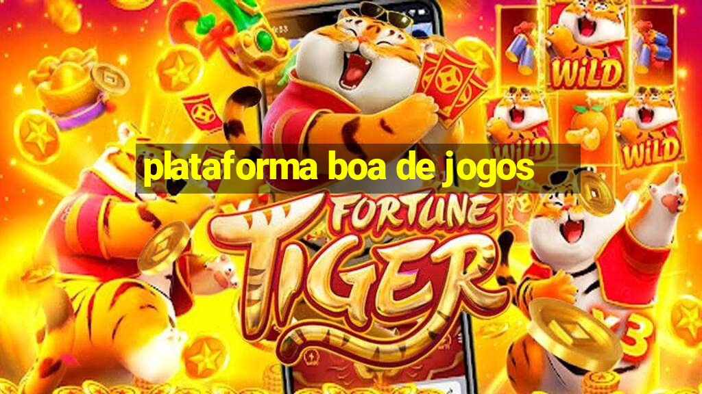 plataforma boa de jogos