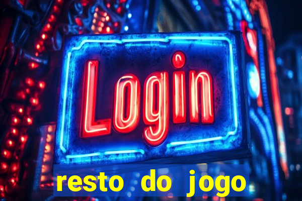 resto do jogo placar atual