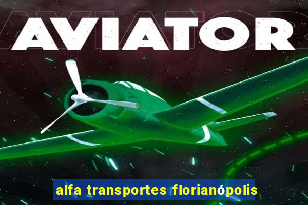 alfa transportes florianópolis