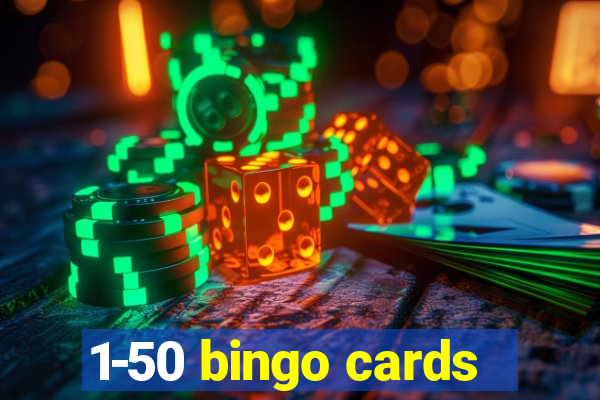 1-50 bingo cards